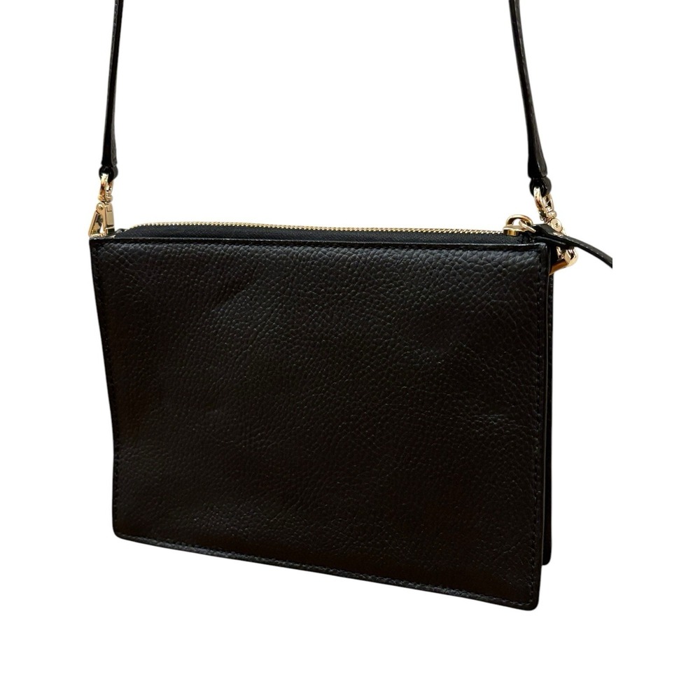 New Kate Spade Austin Street Clarise Leather Black Crossbody Purse - Picture 8 of 14